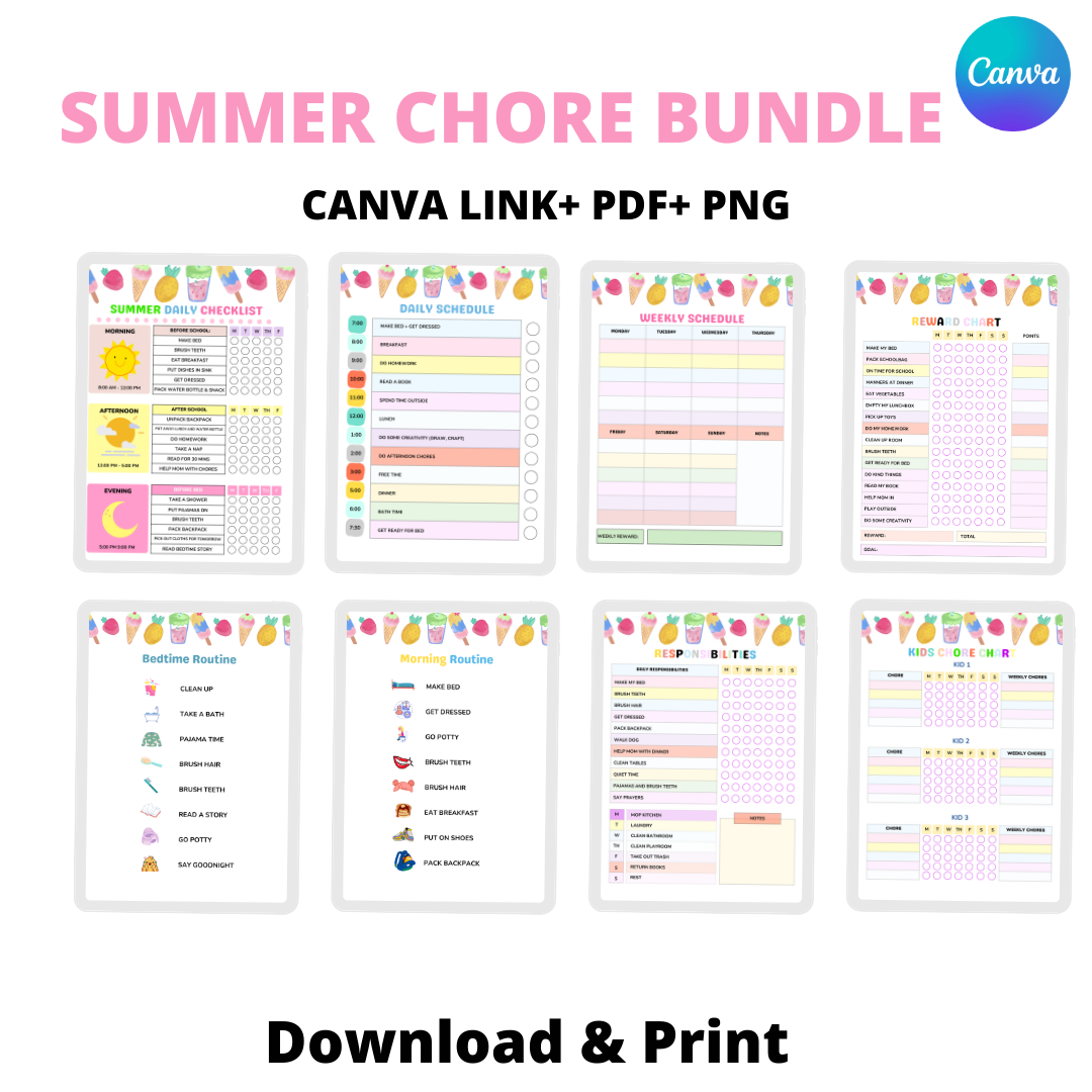 Editable Summer Bundle